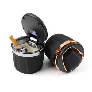 Ceramics Car Ashtray with LED Light H Type