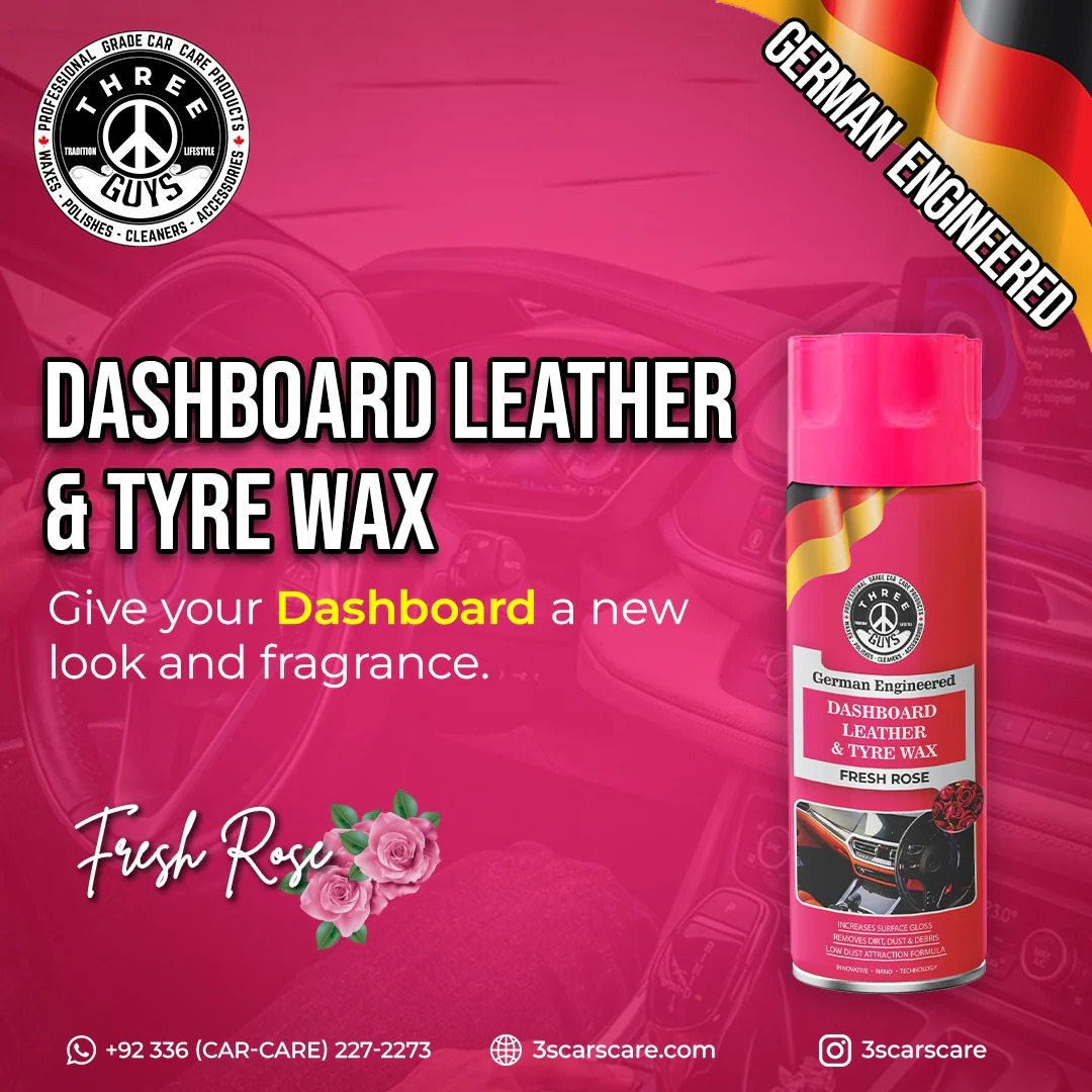Fresh Rose - Dashboard Leather & Tyre Wax - Image 3