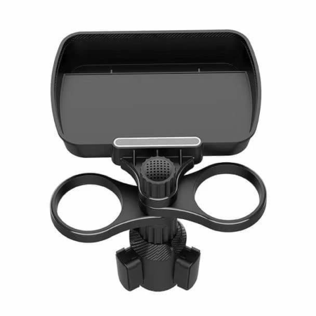 Car Cup Double Drink Holder With Food Tray Expander