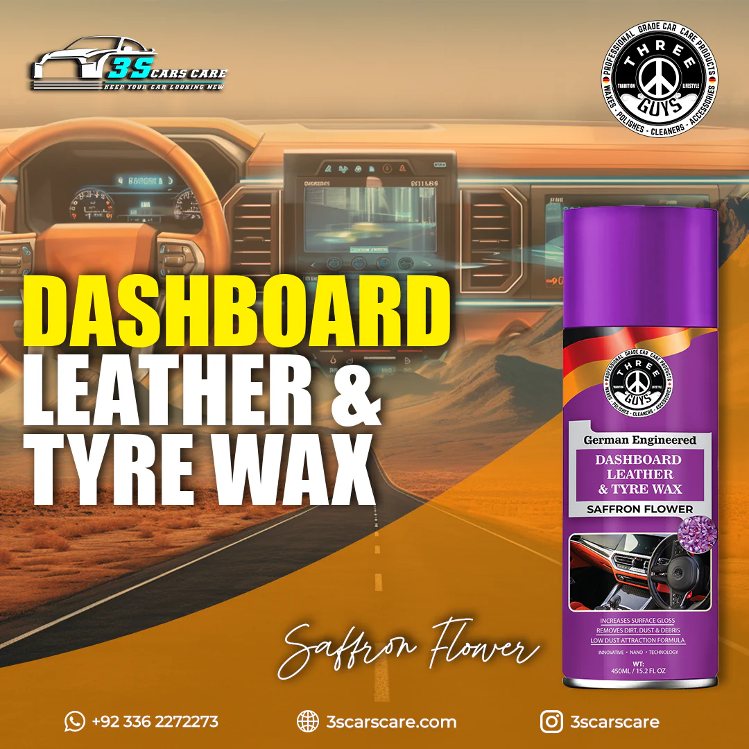 Saffron Flower - Dashboard Leather & Tyre Wax - Image 3